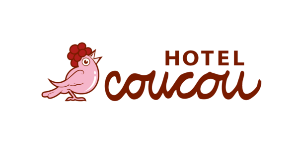 Logo des Coucou-Hotels in Titisee-Neustadt mit Schriftzug und Vogel.