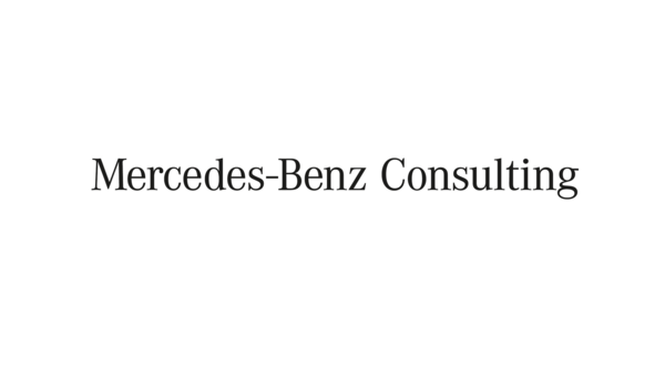 Das Logo der Mercedes-Benz Consulting GmbH.