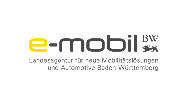 Das Logo der e-mobil BW GmbH.