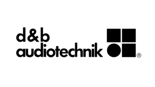 Das Logo der d&b audiotechnik GmbH & Co. KG.