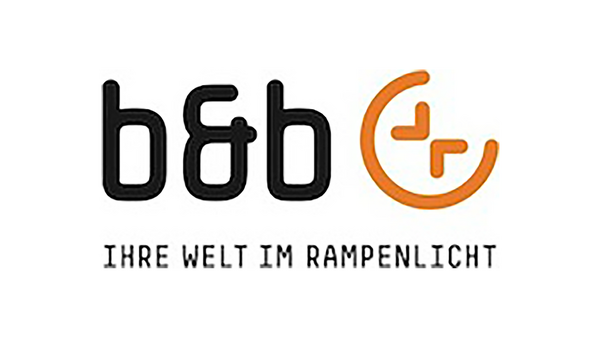 Das Logo der b&b eventtechnik GmbH.