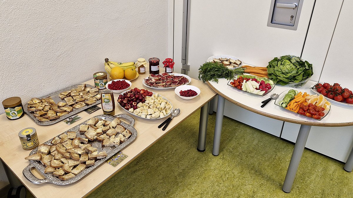 Honig-Test beim gesunden Frühstück.