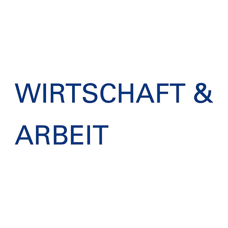 Schriftzug: Wirtschaft & Arbeit