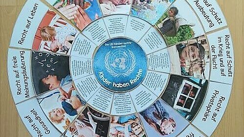 Wir thematisieren das Thema Kinderrechte. Das ist sehr spannend.