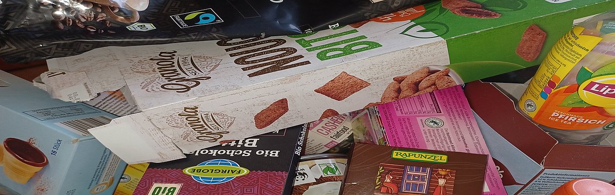 Die Kinder und ihre Familien finden viele Faire Produkte beim Einkaufen oder zu Hause. Sie sind kaum zu bremsen.