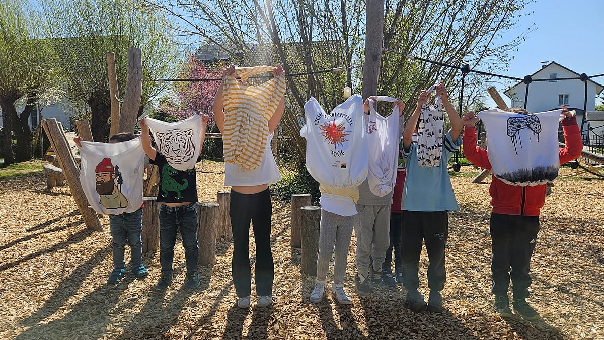 Unsere fertigen Taschen.