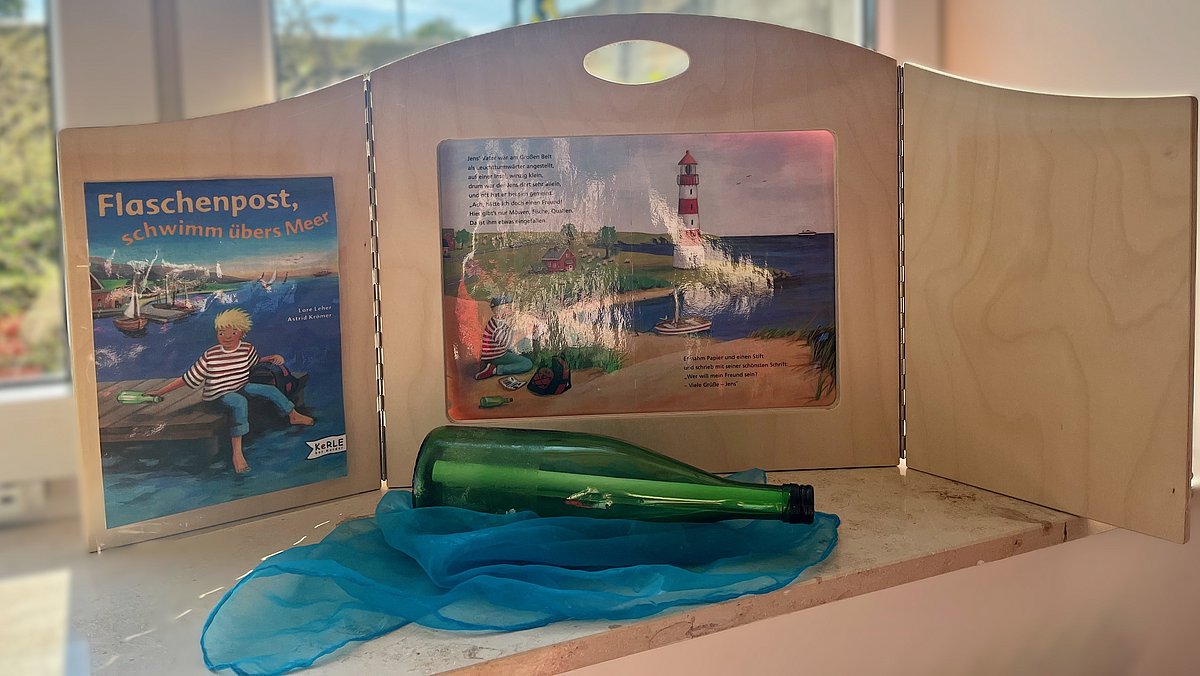 Bilderbuch "Flaschenpost schwimm übers Meer"