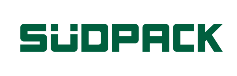 Logo zeigt "Südpack" in grüner Schrift 