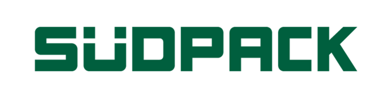 Logo zeigt "Südpack" in grüner Schrift 