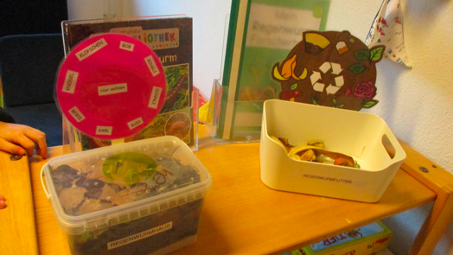 Unsere "Wurm-Beobachtungsstation".