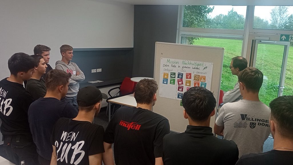 Nachhaltigkeitsworkshop mit den Auszubildenden der Firma Mafell