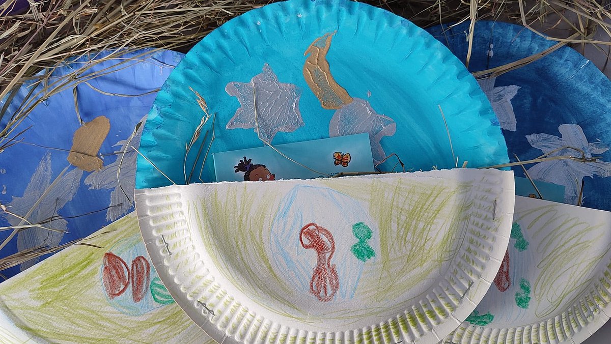 Unsere Osternester zur Schöpfung.