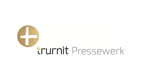 Das Logo des trurnit Pressewerks.