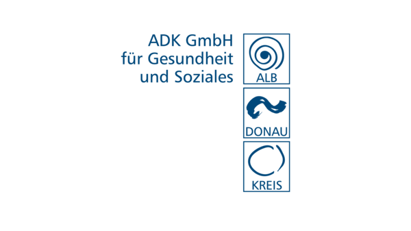 Logo der ADK GmbH für Gesundheit und Soziales.