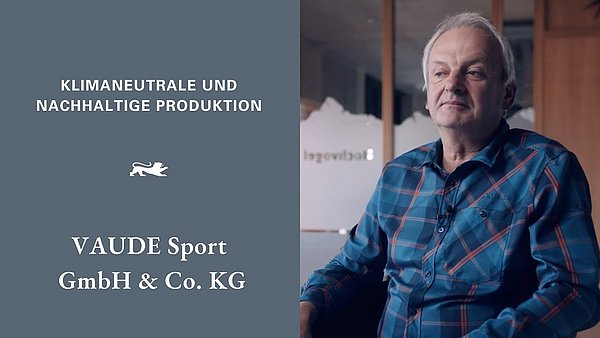 Ein Podcast mit dem Unternehmen VAUDE zu ihren Maßnahmen zu einer klimaneutralen und nachhaltigen Produktion.