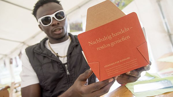 Nahaufnahme der Helden-Box