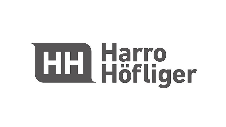 Das Logo der Harro Höfliger Verpackungsmaschinen GmbH