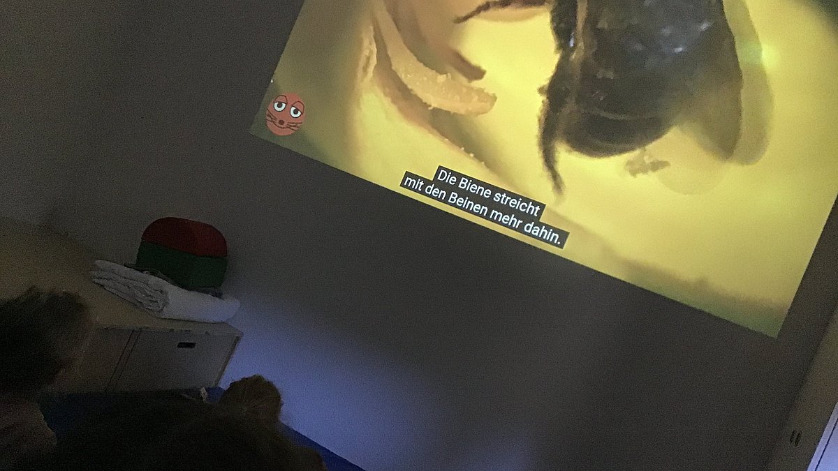 Kinderkino mit Sendung mit der Maus.