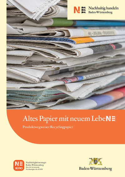 Produktwegweiser Recyclingpapier