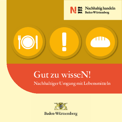 Gut zu wissen – Nachhaltiger Umgang mit Lebensmitteln