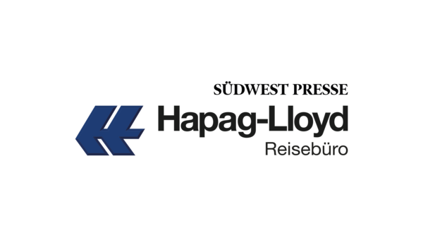 Das Logo der SÜDWEST PRESSE + Hapag-Lloyd Reisebüro GmbH & Co.KG.