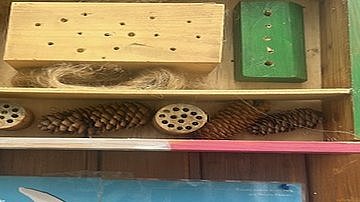 Das fertige Insektenhotel.