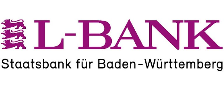 Das Logo der L-Bank Staatsbank für Baden-Württemberg.