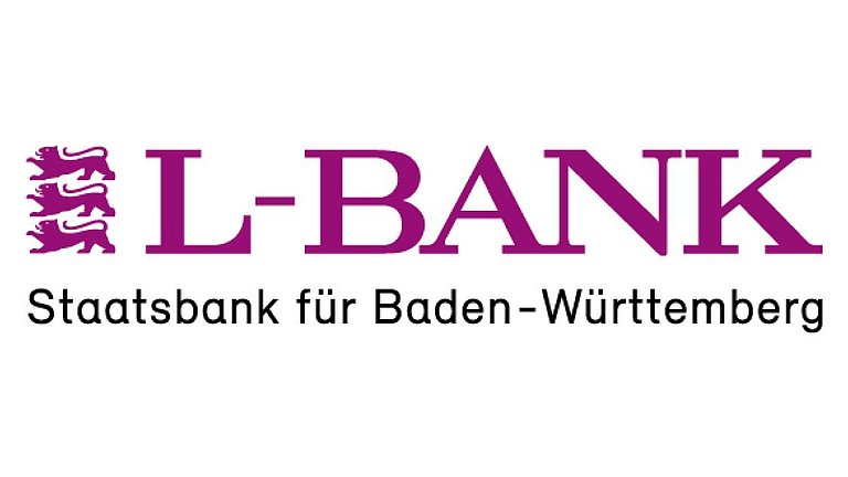 Das Logo der L-Bank Staatsbank für Baden-Württemberg.