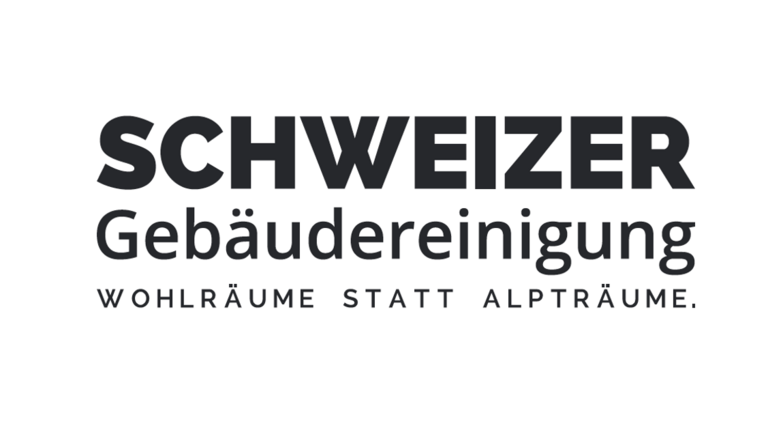 Das Logo der Schweizer Gebäudereiningung GmbH Das Logo der Schweizer Gebäudereiningung GmbH