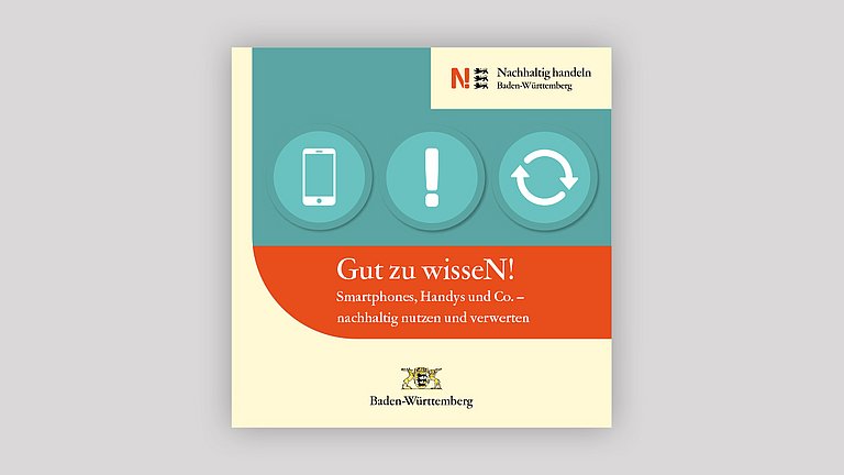 Dargestellt wird die Broschüre "Gut zu wissen - Nutzen und Verwerten" mit Informationen und Tipps zu diesem Thema.