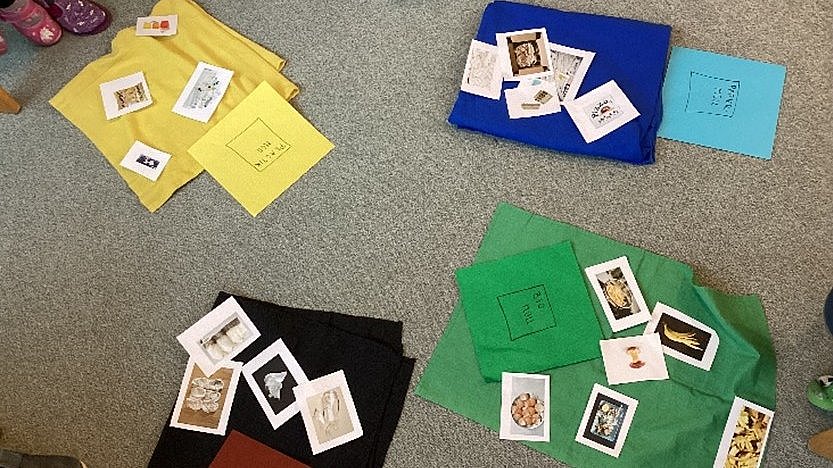 Hier sortieren wir, was in welche Mülltonne kommt.