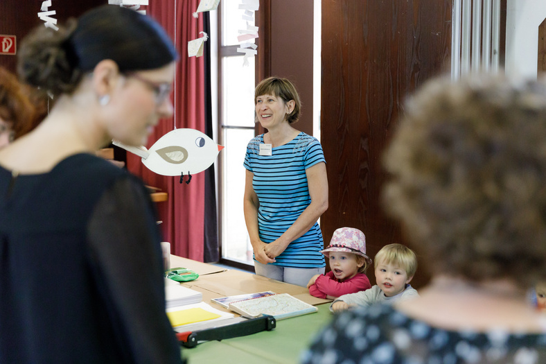 Kleine HeldeN! 2017 Frau Renata Domogalla hält Workshop zum Thema aus alt mach neu
