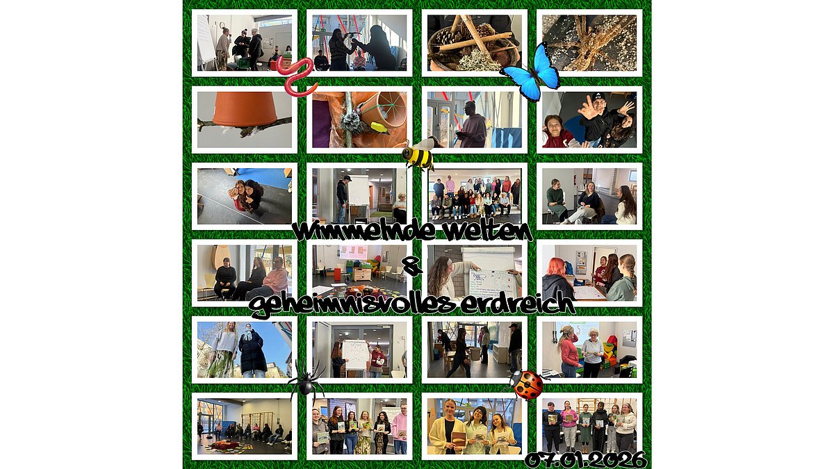 Team-Fortbildung „Wimmelnde Welten“ Weiterbildung zur Förderung von Umweltbewusstsein und naturpädagogischem Arbeiten.