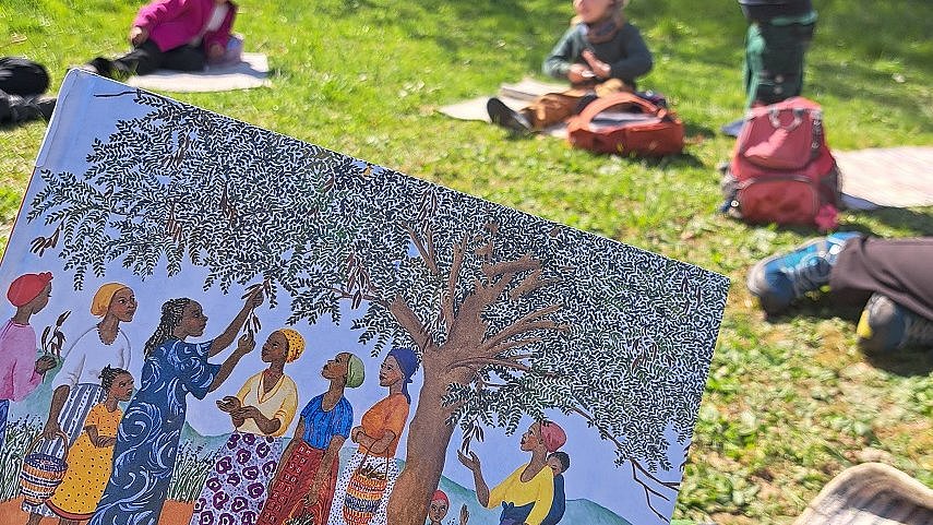 Buch, Schutz der Ressourcen; anschl. eigene Bäume gepflanzt.