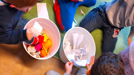 Plastik oder Papier?