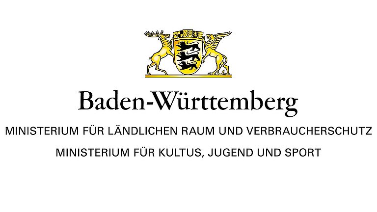 Landeslogo Ministerium für Ländlichen Raum und Verbraucherschutz und Ministerium für Kultus, Jugend und Sport