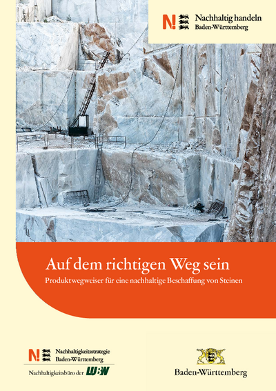 Produktwegweiser für eine nachhaltige Beschaffung von Steinen