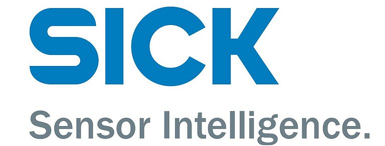 Das Logo der SICK AG.