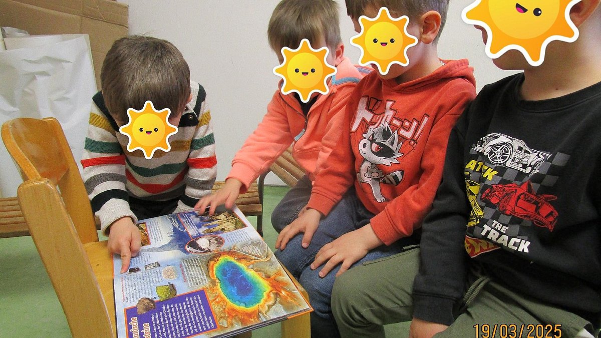 Über Vulkane lernen.