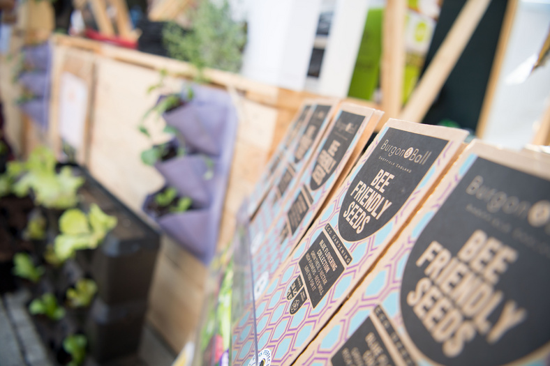 Nahaufnahme eines Plakats von Urban Gardening