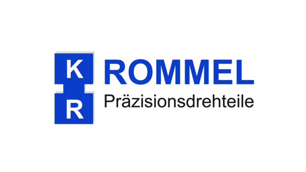 Das Logo der Rommel Präzisionsdrehteile GmbH.