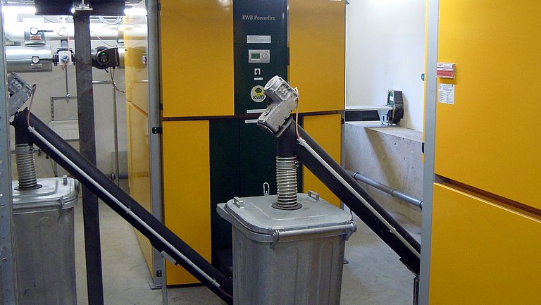 Heizunganlage in einem Bildungshaus der Diözese Rottenburg-Stuttgart.