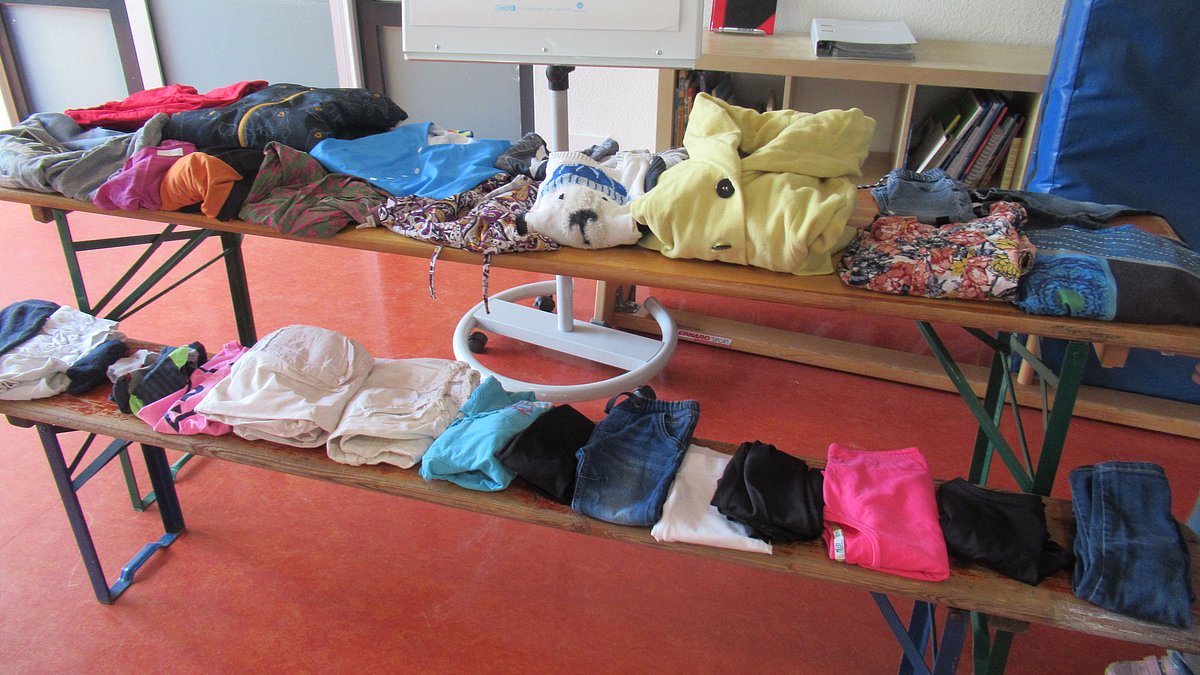 Kleider zum Tauschen.