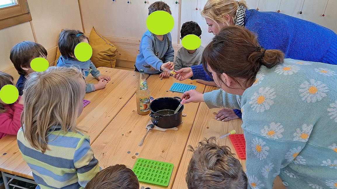 Gummibärchen aus zwei Zutaten, kein Müll, bewusste Ernährung.