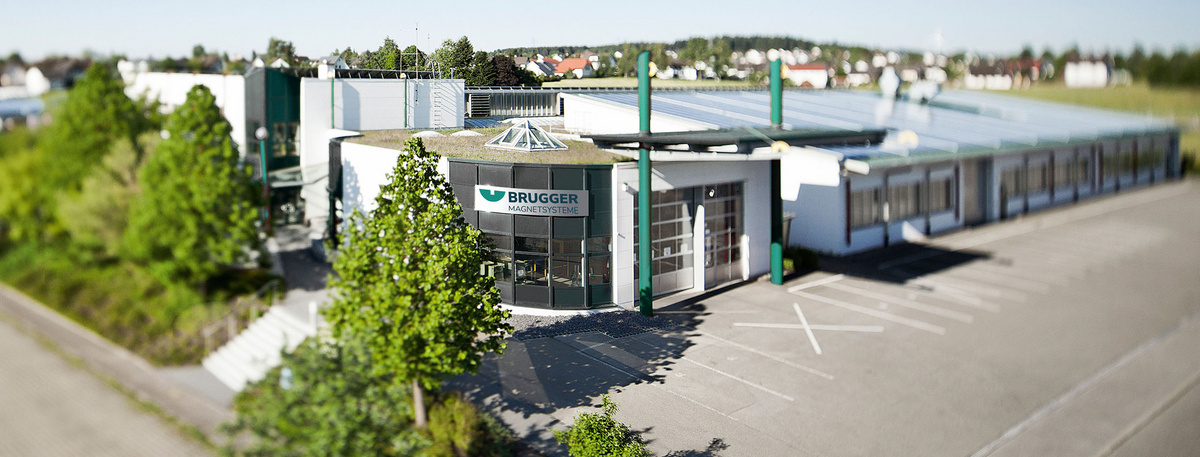 Eine Außenansicht des Firmensitzes der Brugger Magnetsysteme GmbH in Hardt.