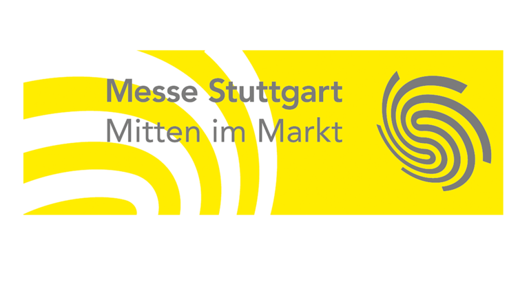 Das Logo der Landesmesse Stuttgart GmbH.