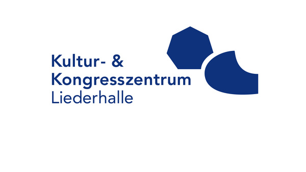 Logo der in.Stuttgart Veranstaltungsgesellschaft- mbh & Co. KG mit dem Schriftzug Kultur- & Kongresszentrum Liederhalle.