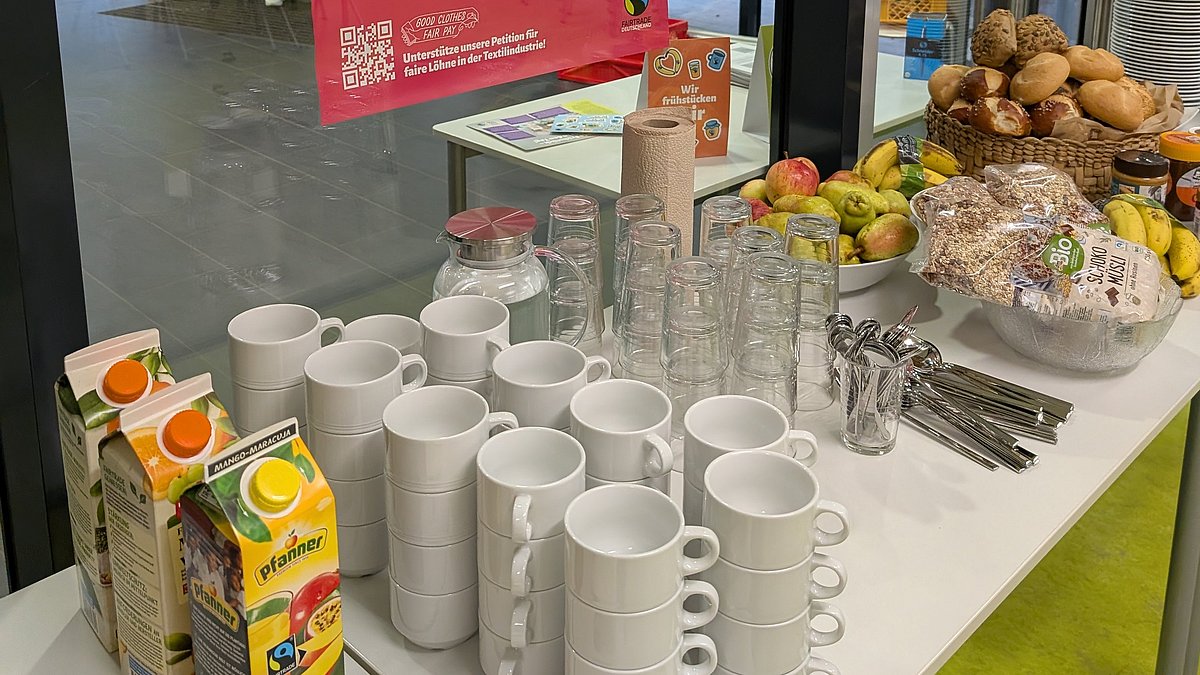 Faires Frühstück für alle Eingangsklassen