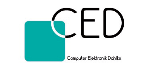 Das Logo von CED.