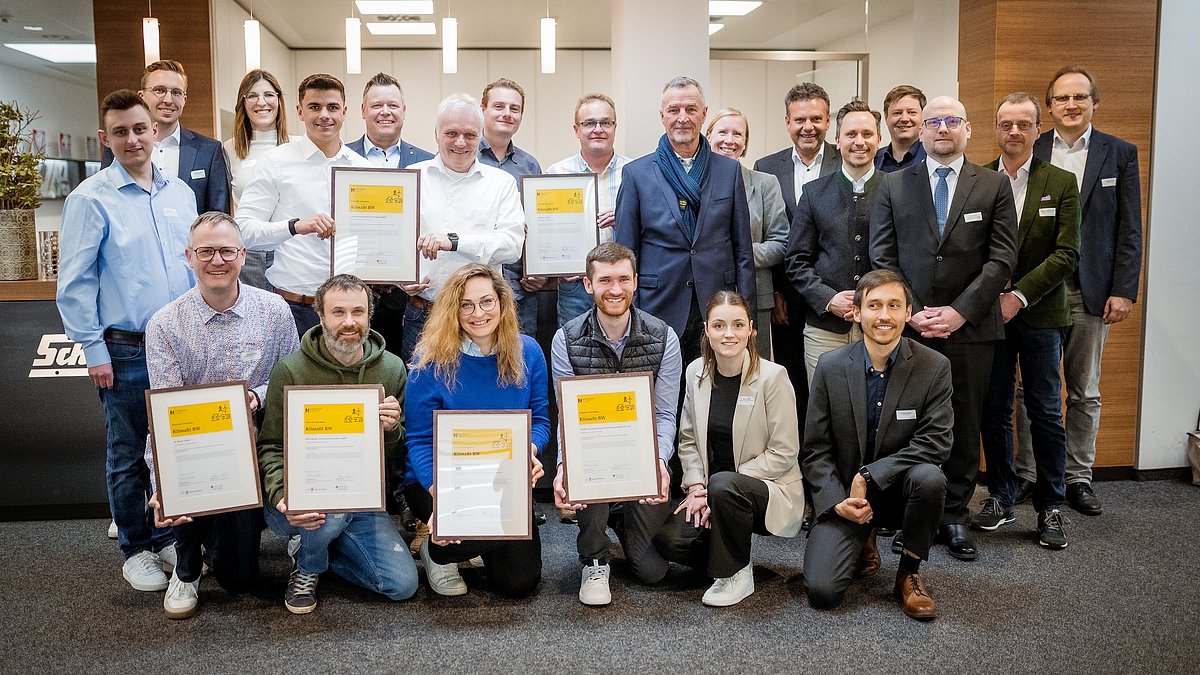 Gruppenfoto Klimafit BW-Abschluss Sigmaringen